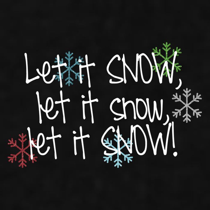 Let It Snow Let It Snow Let It Snow Ladies PosiCharge Tri-Blend Wicking Tank