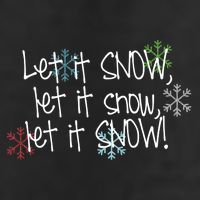 Let It Snow Let It Snow Let It Snow 7 Panel Mesh Trucker Snapback Hat