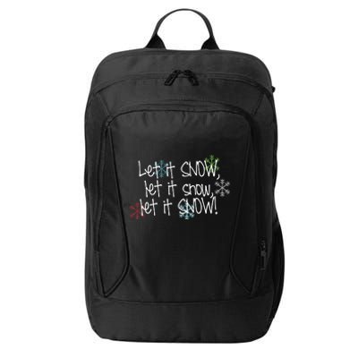 Let It Snow Let It Snow Let It Snow City Backpack