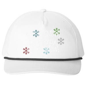 Let It Snow Let It Snow Let It Snow Snapback Five-Panel Rope Hat