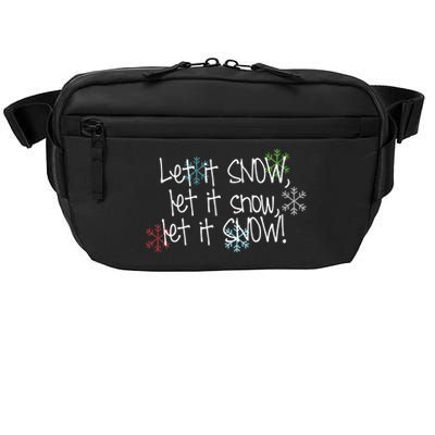 Let It Snow Let It Snow Let It Snow Crossbody Pack