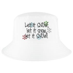 Let It Snow Let It Snow Let It Snow Cool Comfort Performance Bucket Hat