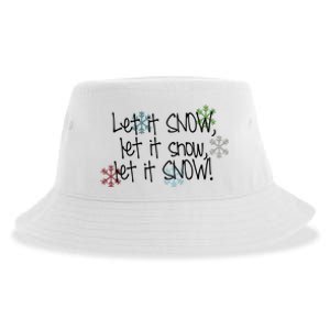 Let It Snow Let It Snow Let It Snow Sustainable Bucket Hat