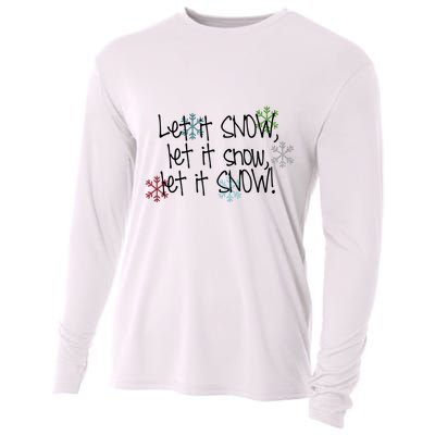 Let It Snow Let It Snow Let It Snow Cooling Performance Long Sleeve Crew