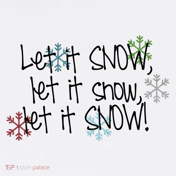 Let It Snow Let It Snow Let It Snow Youth Performance Sprint T-Shirt