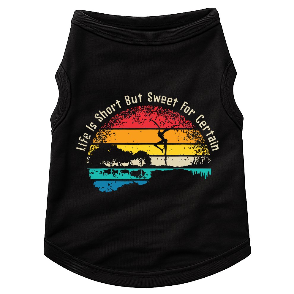 Life Is Short Guitar But Sweet For Certain Doggie Tank