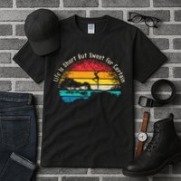 Life Is Short Guitar But Sweet For Certain Tall T-Shirt
