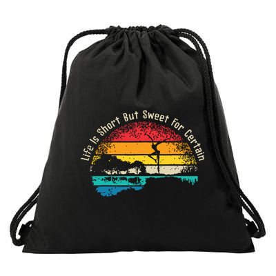 Life Is Short Guitar But Sweet For Certain Drawstring Bag