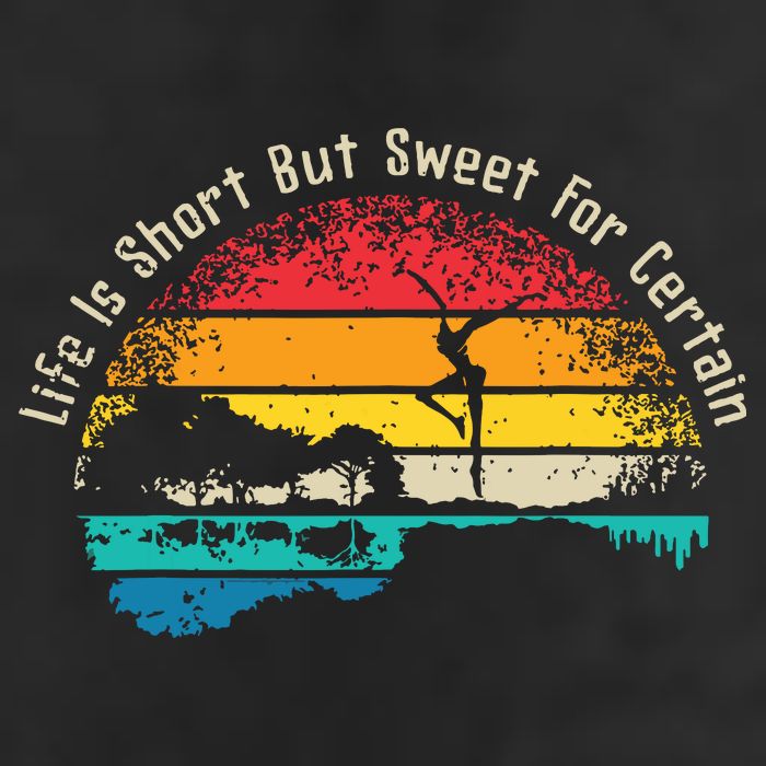 Life Is Short Guitar But Sweet For Certain Golf Towel
