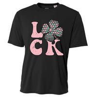 Lucky Irish Shamrock Disco Clover Leaf Saint Patrick's Day Cooling Performance Crew T-Shirt