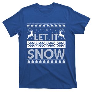 Let It Snow Cute Ugly Christmas Sweater Meaningful Gift T-Shirt