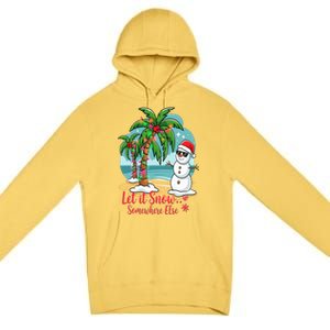 Let It Snow… Somewhere Else – Tropical Christmas Fun Premium Pullover Hoodie