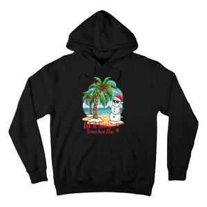 Let It Snow… Somewhere Else – Tropical Christmas Fun Hoodie