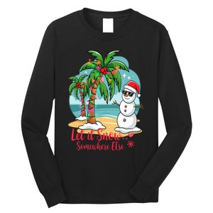 Let It Snow… Somewhere Else – Tropical Christmas Fun Long Sleeve Shirt