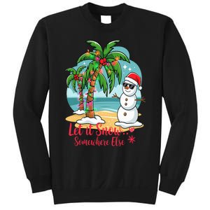 Let It Snow… Somewhere Else – Tropical Christmas Fun Sweatshirt