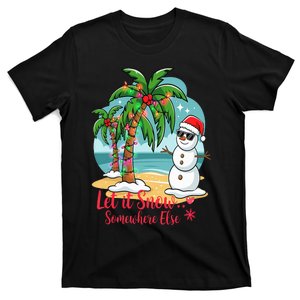 Let It Snow… Somewhere Else – Tropical Christmas Fun T-Shirt