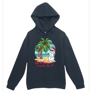 Let It Snow… Somewhere Else – Tropical Christmas Fun Urban Pullover Hoodie