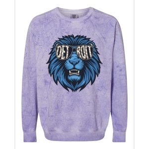 Lions Inspirational Strength And Courage Colorblast Crewneck Sweatshirt