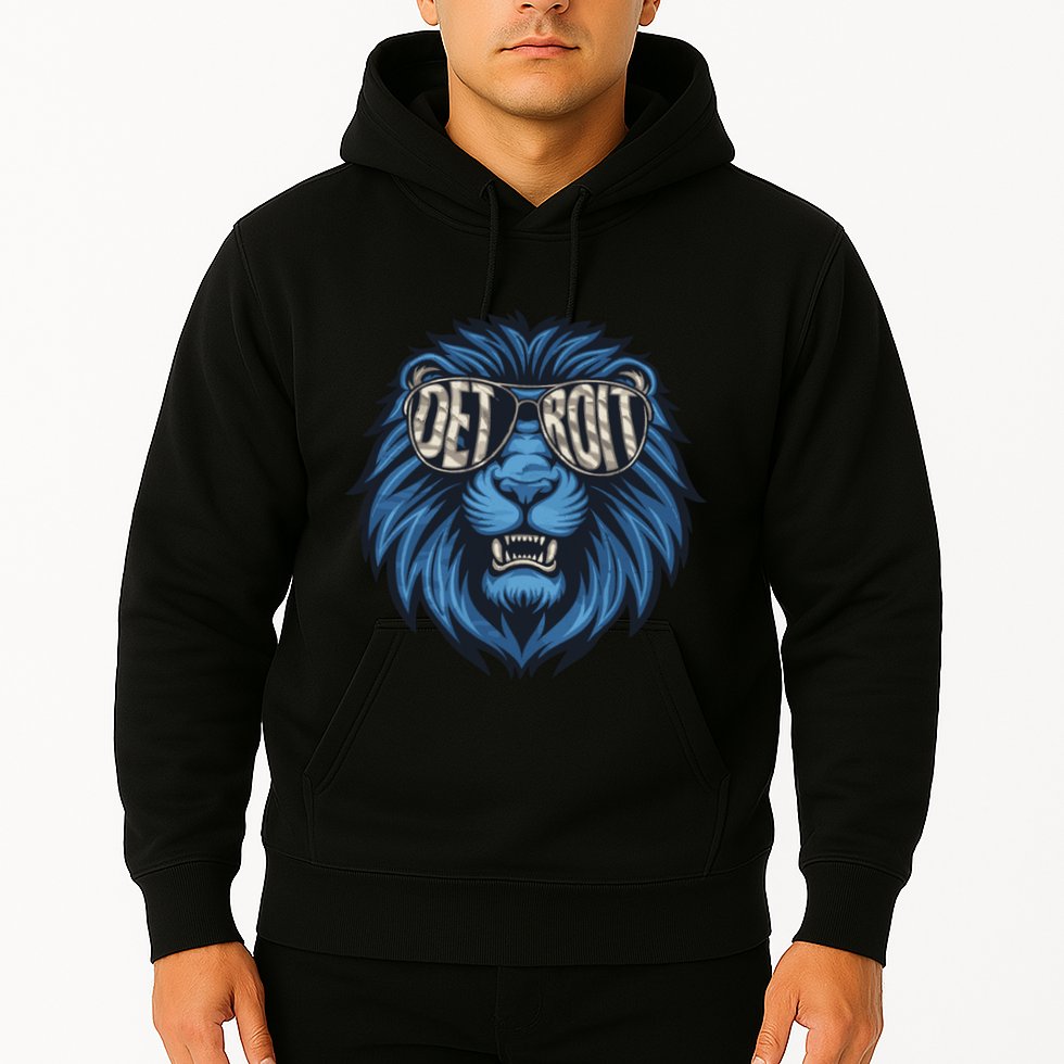 Lions Inspirational Strength And Courage Hoodie