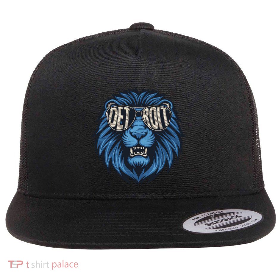 Lions Inspirational Strength And Courage Flatbill Hat