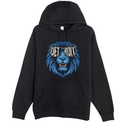 Lions Inspirational Strength And Courage Premium Pullover Hoodie