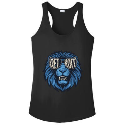 Lions Inspirational Strength And Courage Ladies PosiCharge Competitor Racerback Tank