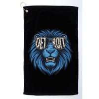 Lions Inspirational Strength And Courage Golf Towel