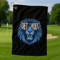 Lions Inspirational Strength And Courage Golf Towel