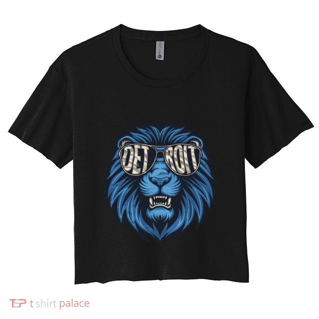 Lions Inspirational Strength And Courage Crop Top