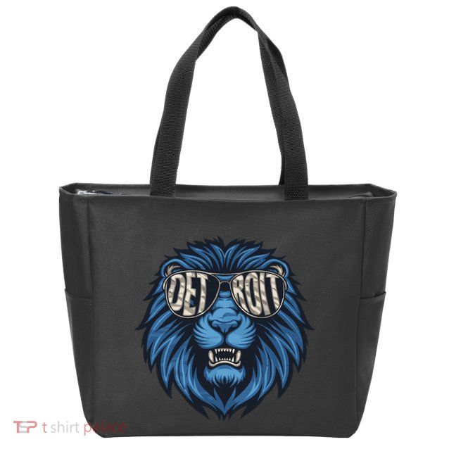 Lions Inspirational Strength And Courage Zip Tote Bag