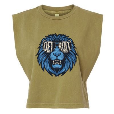 Lions Inspirational Strength And Courage Garment-Dyed Women's Muscle Tee