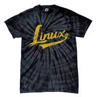 Linux It Systems Engineer Nerd Geek Throwback Tie-Dye T-Shirt
