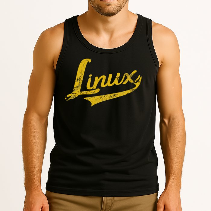 Linux It Systems Engineer Nerd Geek Throwback Tank Top