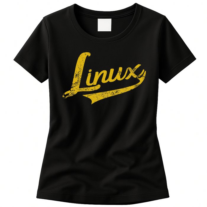 Linux It Systems Engineer Nerd Geek Throwback Women's T-Shirt