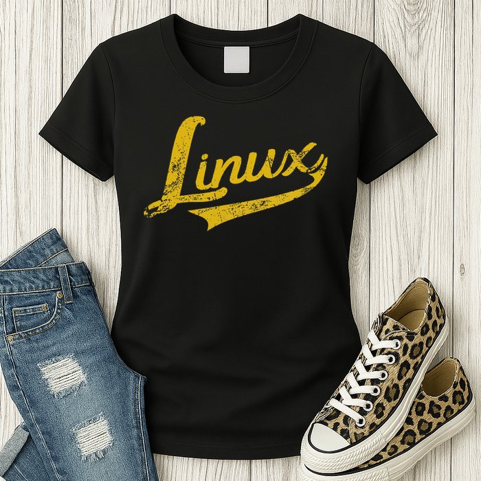 Linux It Systems Engineer Nerd Geek Throwback Women's T-Shirt