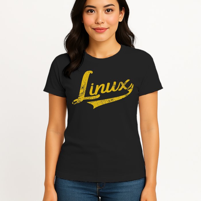 Linux It Systems Engineer Nerd Geek Throwback Women's T-Shirt