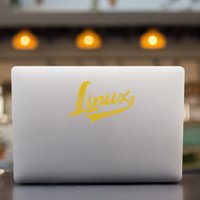 Linux It Systems Engineer Nerd Geek Throwback Permanent Decal Sticker