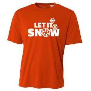 Let It Snow Gift Cooling Performance Crew T-Shirt