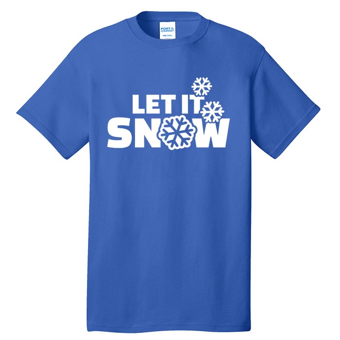 Let It Snow Gift Tall T-Shirt