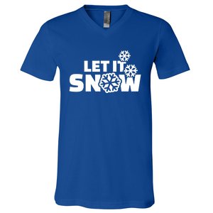 Let It Snow Gift V-Neck T-Shirt