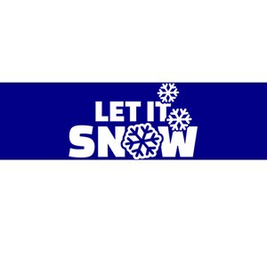 Let It Snow Gift Bumper Sticker