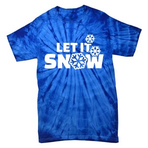 Let It Snow Gift Tie-Dye T-Shirt