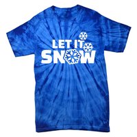 Let It Snow Gift Tie-Dye T-Shirt