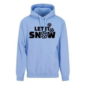 Let It Snow Gift Unisex Surf Hoodie