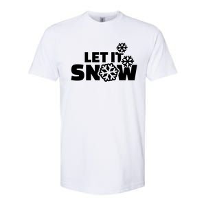 Let It Snow Gift Softstyle CVC T-Shirt