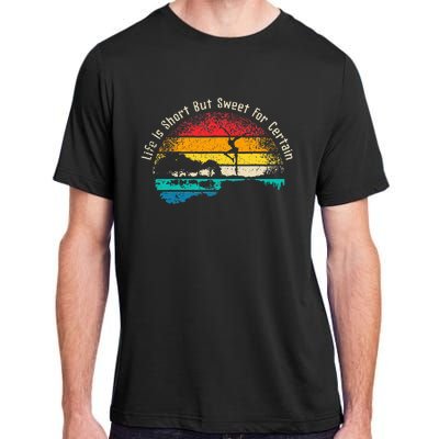 Life Is Short Guitar But Sweet For Certain Adult ChromaSoft Performance T-Shirt