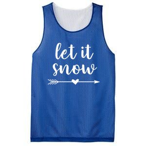 Let It Snow Gift Mesh Reversible Basketball Jersey Tank