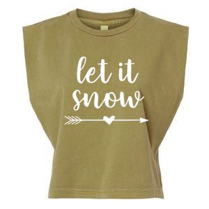 Let It Snow Gift Garment-Dyed Women's Muscle Tee