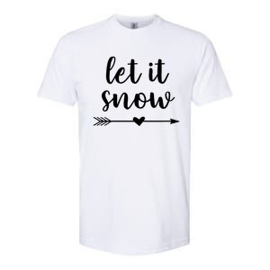 Let It Snow Gift Softstyle CVC T-Shirt