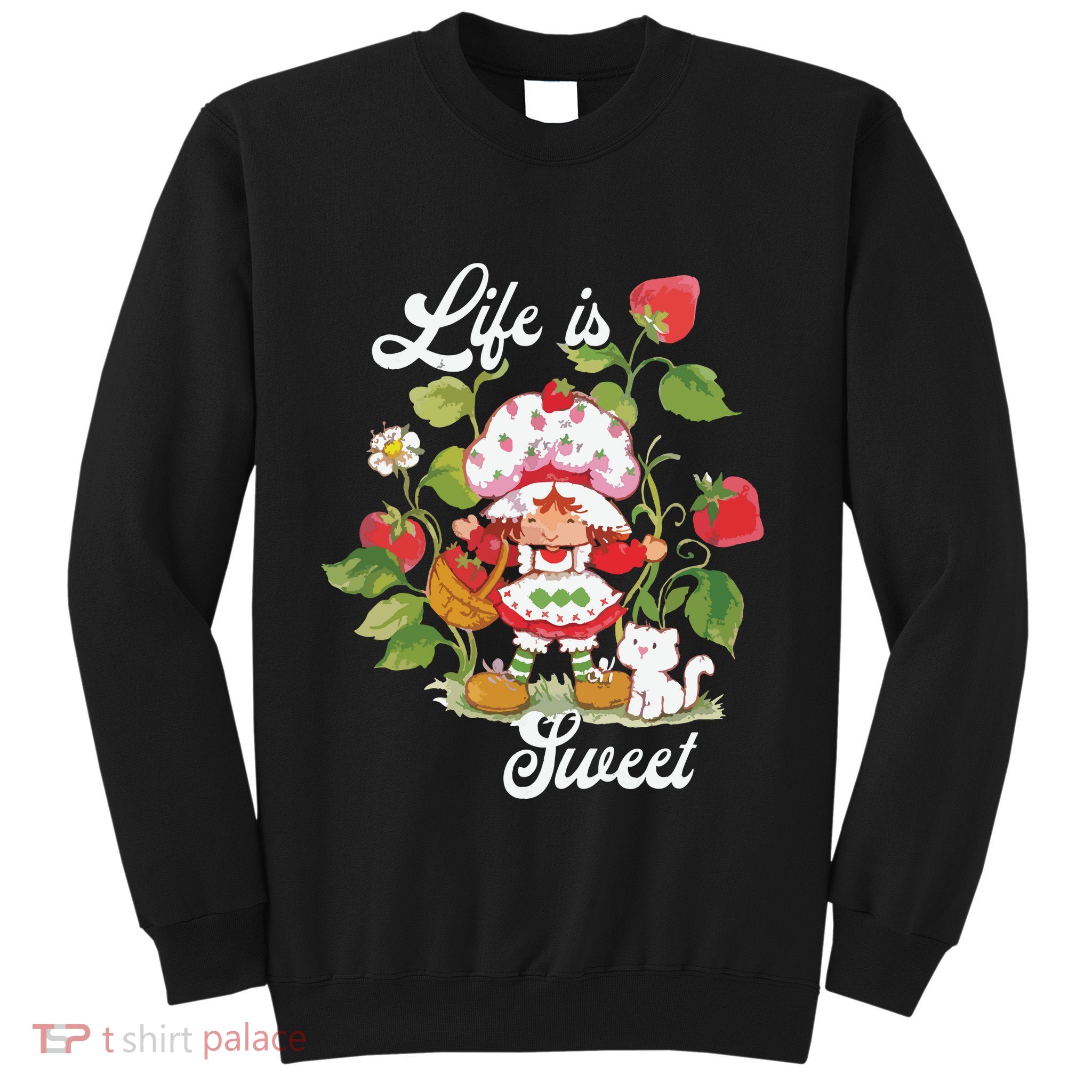 Life Is Sweet Vintage Berry Garden Sweatshirt